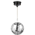 Fuzzix mb20ml discoball 20cm avec moteur et lumire led - boules  facettes