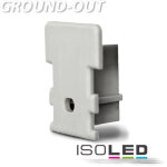 Sonstige isoled cache de finition pour profilé ground - out10 argenté, avec passe - câble - accessoires ... Sonstige isoled cache de finition pour profilé ground - out10 argenté, avec passe - câble - accessoires ...