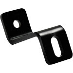 Wentex eurotrack - support de montage universel, rev�tement en poudre noir - rails � rideau basic