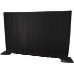 Wentex p&d; rideau mgs 175 g / m� noir - 280 x 120 cm (l x h) - non pliss� - tissus et filets