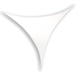 Sonstige wentex stretch shape triangle white 250 cm x 125 cm, blanc - tissus et filets