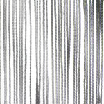 Wentex rideau � fils gris, 220 grammes / m� 300 x 300 cm (l x h) - non pliss� - rideaux pipe & drape