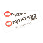 Structures alu naxpro truss autocollant blanc - marchandisage ltt