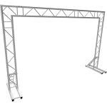 Structures alu pont � structures alu naxpro - truss fd32h 4, 00 x 2, 57 m (l x h) - traverses pour arcades ...
