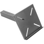 Support pour ordinateur portable omnitronic pour le stand de l'vnement booz - tables & supports dj