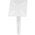 Support pour ordinateur portable omnitronic pour stand �v�nementiel booz, blanc - autres pieds