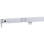Support t�lescopique pour rideaux wentex 90 - 120 cm (l) - blanc - mat�riel pour pipe & drape