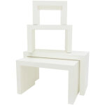 Tables deco europalms leichtsin, blanc - accessoires de d�coration