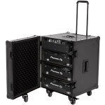 Udg ultimate flight case 4 cdj / mixer noir plus (trolley & spinner wheels) - �tuis pour dj