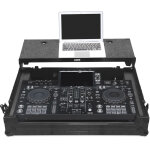 Udg ultimate flight case pioneer dj xdj - rx3 noir plus (support laptop + roulettes) - �tuis pour dj