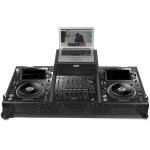 Udg ultimate flight case set pioneer dj cdj - 3000 / a9 noir plus (support laptop + roulettes) - �tuis ...