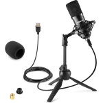 Vonyx cm300b studio microphone usb noir - microphones de studio Vonyx cm300b studio microphone usb noir - microphones de studio