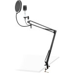 Vonyx cms320w set de microphones de studio usb blanc avec echo - microphones de studio