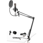 Vonyx cms400 studio set / microphone à condensateur avec pied et filtre anti - pop - microphones de studio ... Vonyx cms400 studio set / microphone à condensateur avec pied et filtre anti - pop - microphones de studio ...