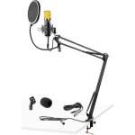 Vonyx cms400b studio set / microphone � condensateur avec pied et filtre anti - pop - microphones de ...