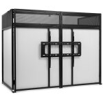 Vonyx db6 systme dj - booth pro pliable avec support tv - tables & supports dj