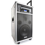 Vonyx st100 mk2 syst�me de sonorisation portable 8  bt / cd / mp3 / uhf - haut - parleur actif sans fil ...