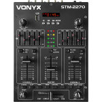 Vonyx stm2270 mixeur 4 canaux effets sonores usb / mp3 / bt - tables de mixage dj Vonyx stm2270 mixeur 4 canaux effets sonores usb / mp3 / bt - tables de mixage dj