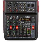 Vonyx vm - kg06 table de mixage 6 canaux bt / dsp / usb record - tables de mixage en direct