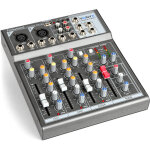 Vonyx vmm - f401 mlangeur de musique  4 canaux - tables de mixage en direct