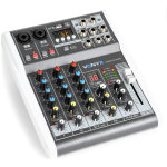Vonyx vmm - k402 mélangeur musical à 4 canaux avec dsp - tables de mixage en direct Vonyx vmm - k402 mélangeur musical à 4 canaux avec dsp - tables de mixage en direct