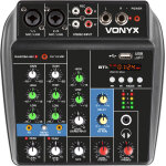 Vonyx vmm100 mélangeur audio avec usb / bt - tables de mixage en direct Vonyx vmm100 mélangeur audio avec usb / bt - tables de mixage en direct