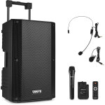 Vonyx vsa500 - bp systme portable 12  combi - haut - parleur actif sans fil