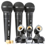 Vonyx vx1800s dynamic microphone set 3 pi�ces - kits de microphones