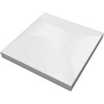 Wentex 3d deco panel seg tissu extensible pour panneau dcoratif 3d - blanc - 100 x 100 cm - tissus et ...