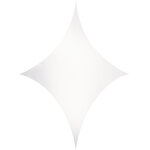 Wentex stretch shape diamond large blanc 2, 5 m (l) - 3, 75 m (h) - tissus et filets Wentex stretch shape diamond large blanc 2, 5 m (l) - 3, 75 m (h) - tissus et filets