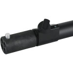 Wentex support t�lescopique - 2 positions 120 - 180 cm (h) - noir - mat�riel pour pipe & drape