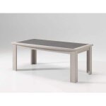 Table avec allonge arme