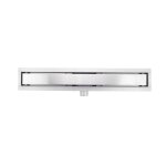 Bc - elec - 02s - 50 caniveau de douche 50cm en inox, sterfput de douche, rversible, hauteur ajustable ...