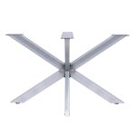 Bc - elec - 407003 - n support pied de table spider en acier vernis 120x68x71 chssis de table pitement ...