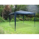 Bc - elec - 5300 - 0003 - blue tonnelle, barnum, pavillon de jardin, chapiteau bleu 3 x 3 m