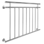 Bc - elec - abr128 garde - corps de porte fenêtre 128x90cm balustrade main courante rambarde acier inoxydable ... Bc - elec - abr128 garde - corps de porte fenêtre 128x90cm balustrade main courante rambarde acier inoxydable ...