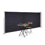 Bc - elec - asa - 180t store latéral gris anthracite 3x1. 8m rétractable pour terrasse, brise - vue jardin ... Bc - elec - asa - 180t store latéral gris anthracite 3x1. 8m rétractable pour terrasse, brise - vue jardin ...