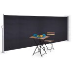 Bc - elec - asa - 200t store latéral gris anthracite 3x2m rétractable pour terrasse, brise - vue jardin ... Bc - elec - asa - 200t store latéral gris anthracite 3x2m rétractable pour terrasse, brise - vue jardin ...