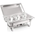 Bc - elec - f433 - 3 réchaud chauffe - plats 3x gn1 / 3 bain marie avec couvercle, 60x37x29cm Bc - elec - f433 - 3 réchaud chauffe - plats 3x gn1 / 3 bain marie avec couvercle, 60x37x29cm