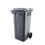 Bc - elec - gx - 009a poubelle extrieure 100 litres, conteneur  dchets 100l sur roues 48x55x81cm, ...