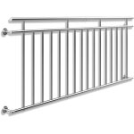 Bc - elec - hbr9225 - kd garde - corps de porte fenêtre 225x90cm balustrade main courante rambarde acier ... Bc - elec - hbr9225 - kd garde - corps de porte fenêtre 225x90cm balustrade main courante rambarde acier ...