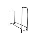 Bc - elec - hmfr - 05 rangement  bois en acier noir 150x36x120cm, rack pour bois de chauffage, range ...