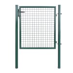 Bc - elec - hmgd - 1 barri�re de jardin, portillon de jardin 100x100cm vert, porte de jardin, portail ...