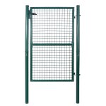 Bc - elec - hmgd - 3 barri�re de jardin, portillon de jardin 106x150cm vert, porte de jardin, portail ...