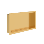 Bc - elec - nhna306010 - gold niche de douche encastrable inox dor� bross� 30x60x10cm avec rebord de ...