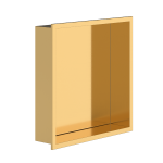 Bc - elec - nhnb303010 - gold niche de douche encastrable finition dor�e bross� 30x30x10cm avec rebord ...