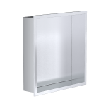Bc - elec - nhnb303010 - ss niche de douche encastrable inox bross� 30x30x10cm avec rebord de 1cm, niche ...