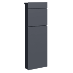 Bc - elec - shwpb002 bo�te aux lettres sur pied anthracite 39, 5x14x115 cm en acier galvanis�, verrouillable ...