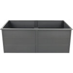 Bc - elec - shwrb005 bac potager sur�lev� jardini�re en acier galvanis� poudr� 200x100x77cm � anthracite ...