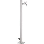 Bc - elec - wcr - 50 robinet d'ext�rieur 95x5cm, colonne d'eau ext�rieure en acier inoxydable, distributeur ...